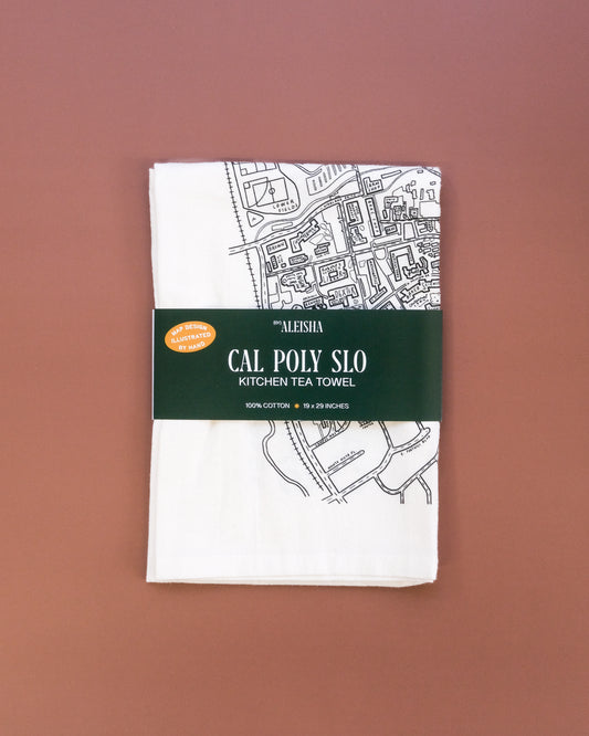 Cal Poly San Luis Obispo Tea Towel