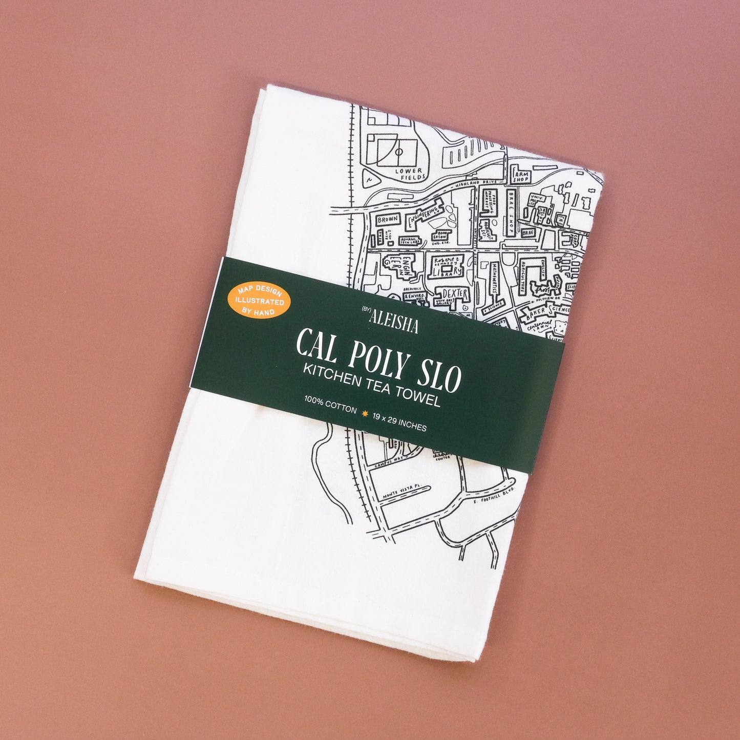 Cal Poly San Luis Obispo Tea Towel