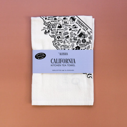 State of California Tea Towel