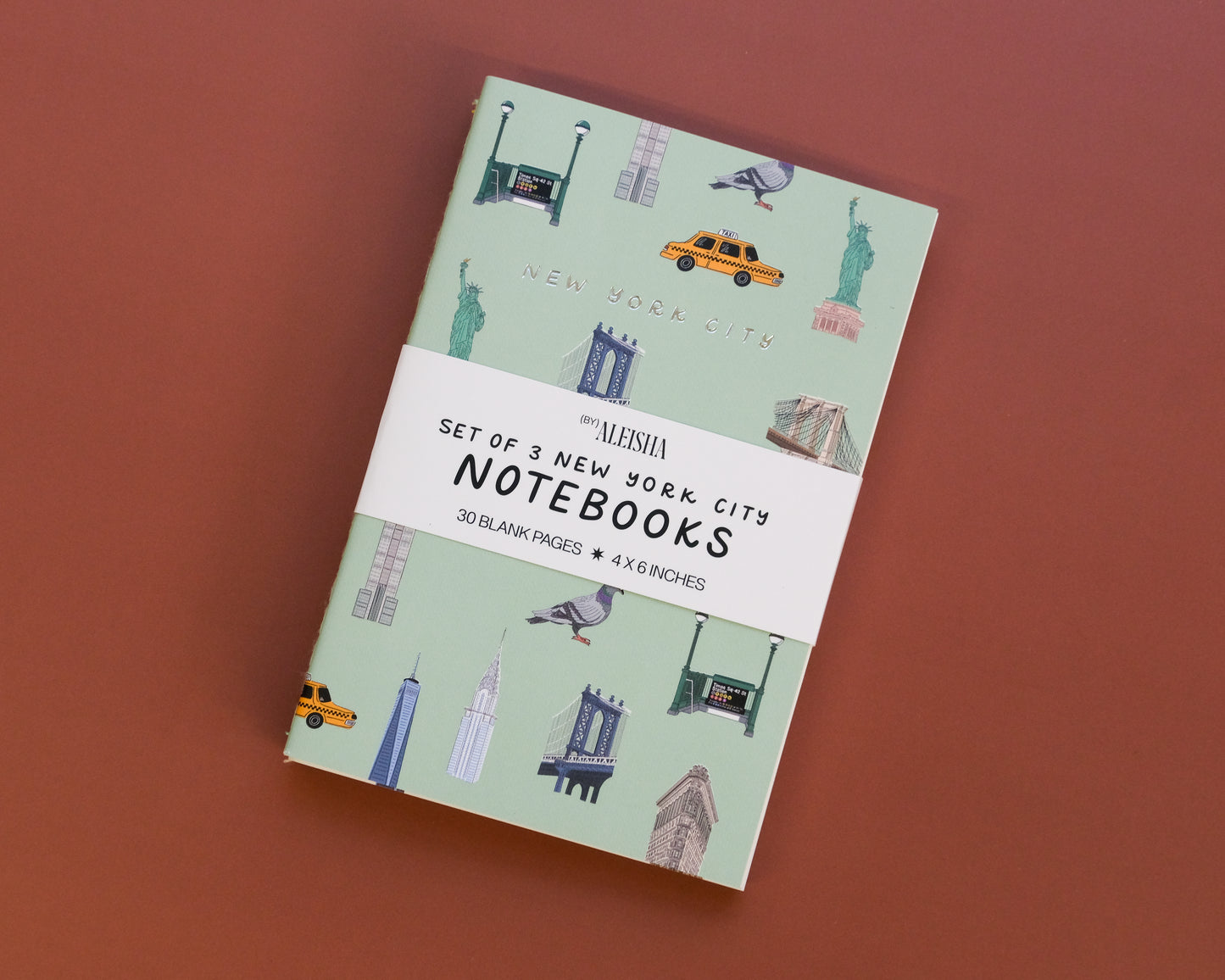 New York City Icon Notebooks (Set of 3)