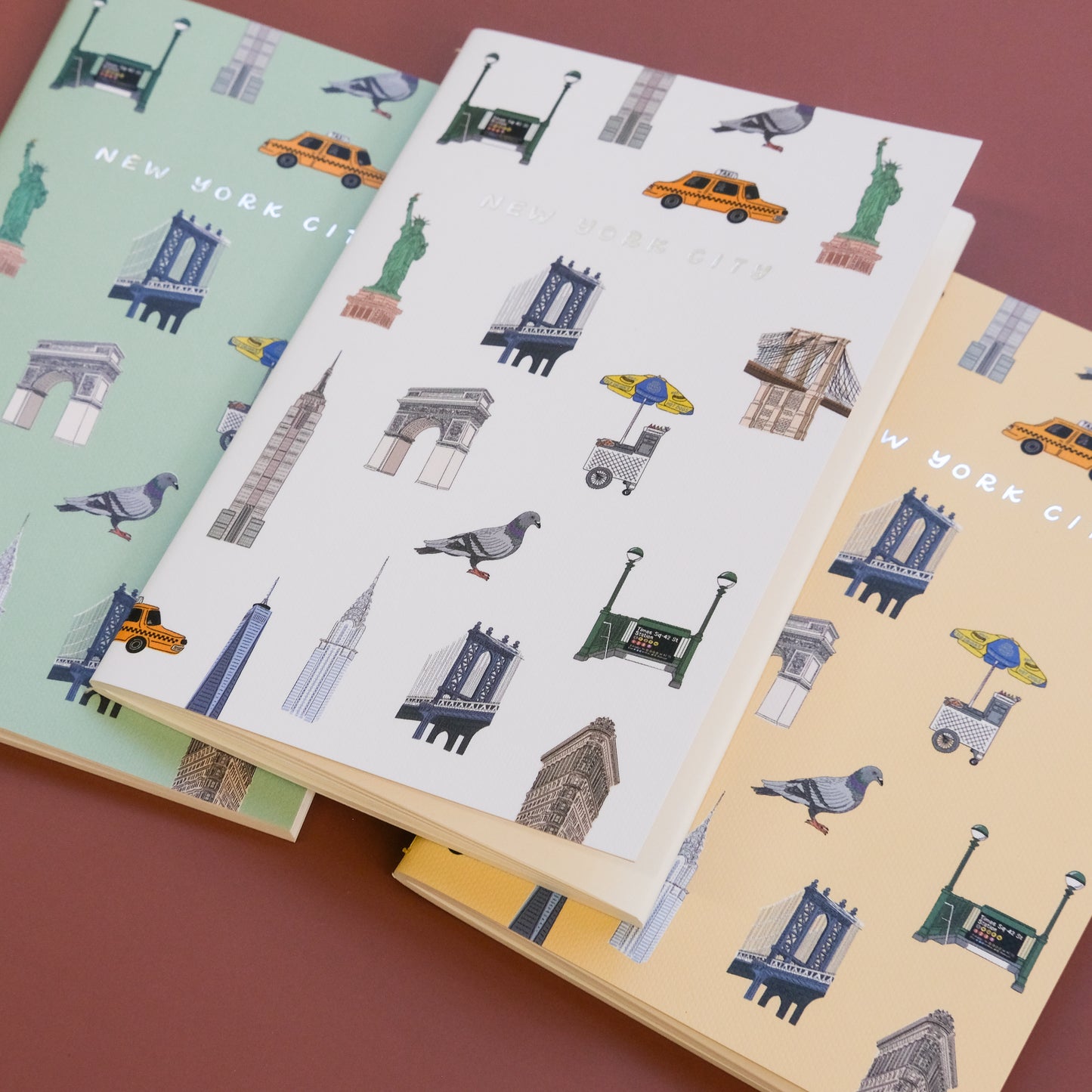 New York City Icon Notebooks (Set of 3)