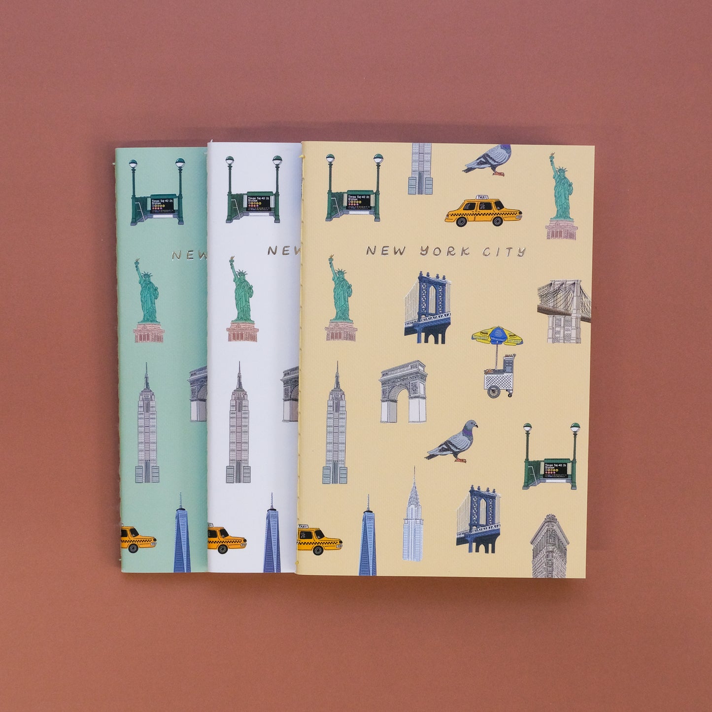 New York City Icon Notebooks (Set of 3)
