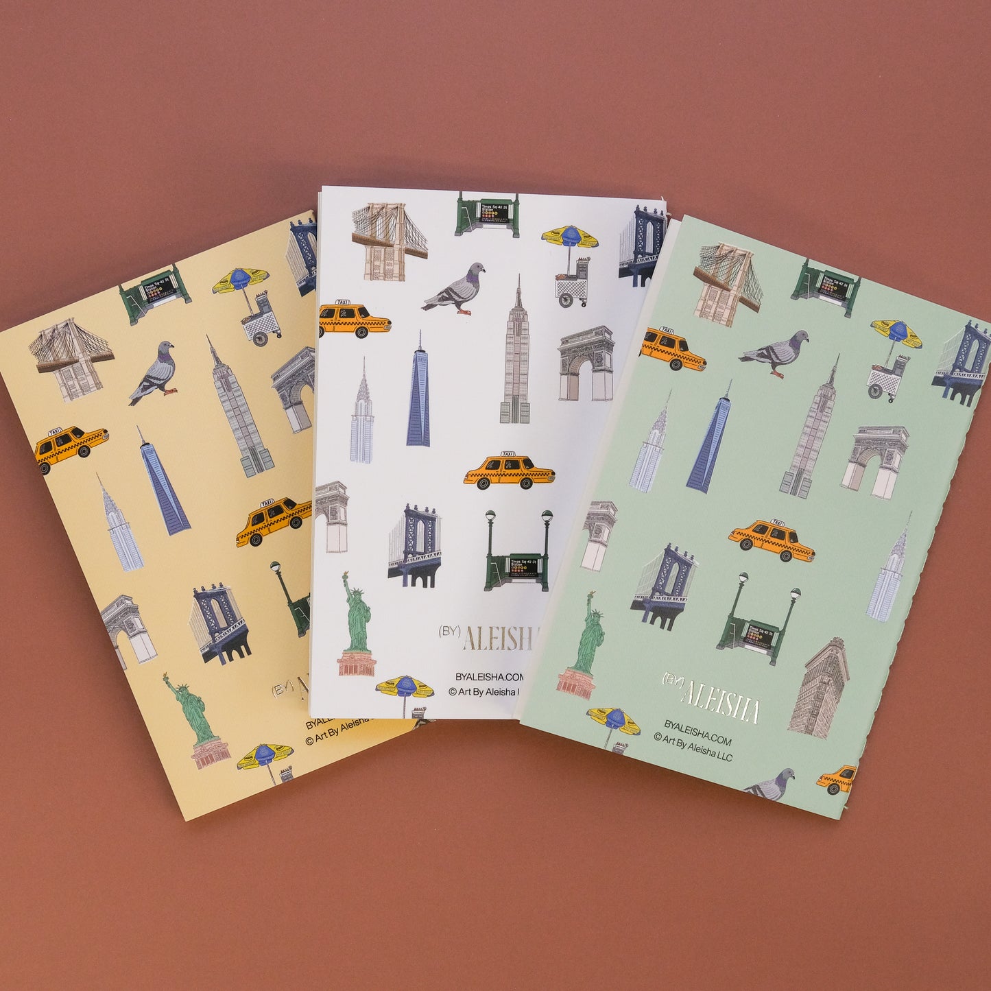 New York City Icon Notebooks (Set of 3)