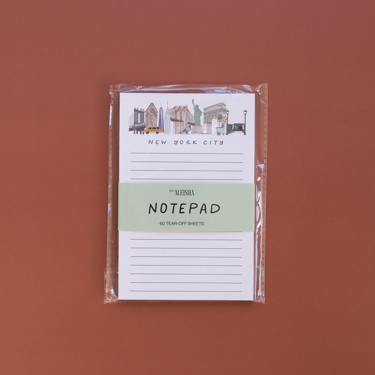New York City Illustrated Landmarks Notepad