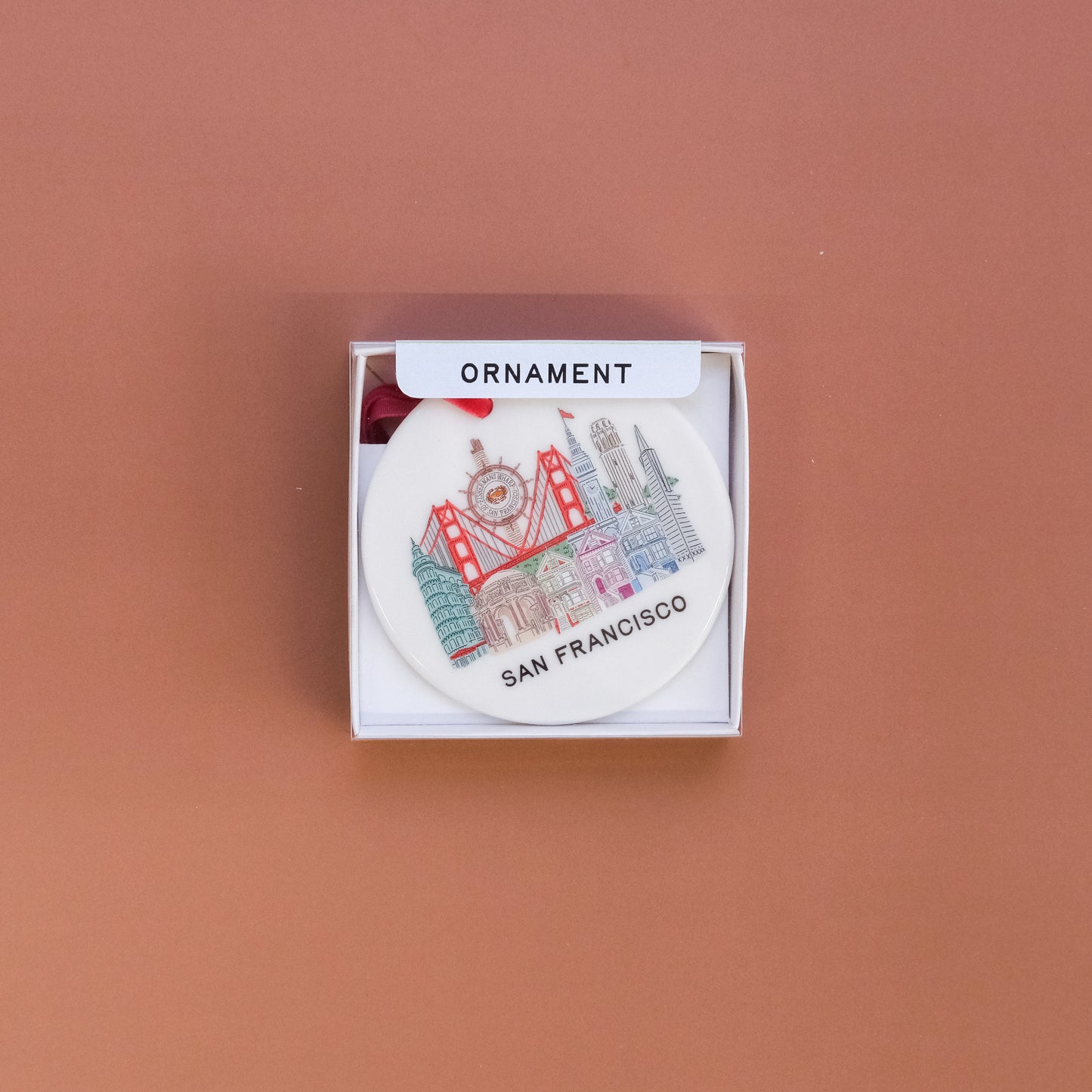 San Francisco Landmarks Ornament