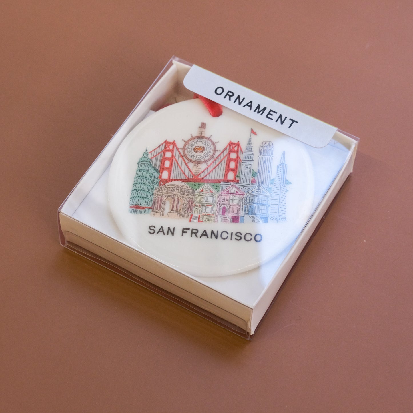San Francisco Landmarks Ornament
