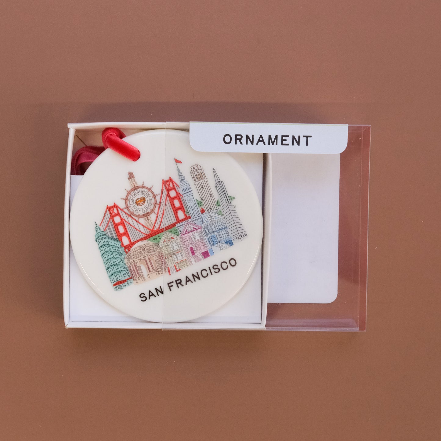 San Francisco Landmarks Ornament
