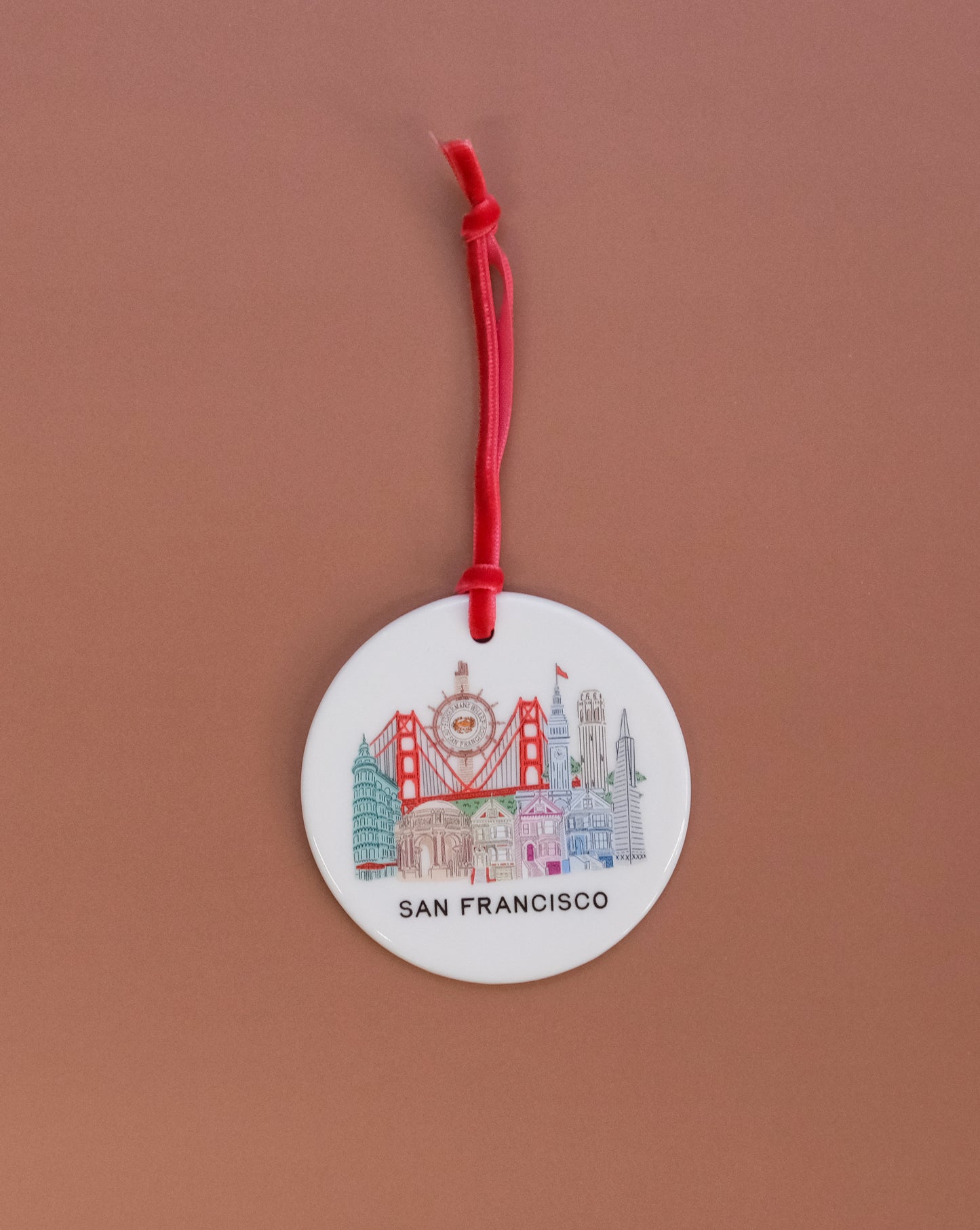 San Francisco Landmarks Ornament