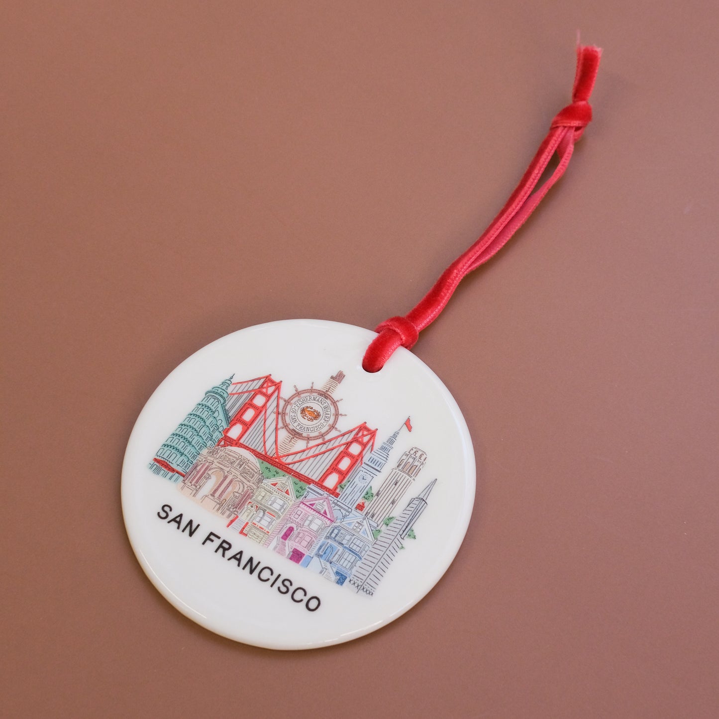 San Francisco Landmarks Ornament