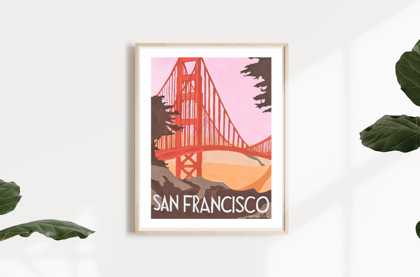 San Francisco Golden Gate Travel Poster