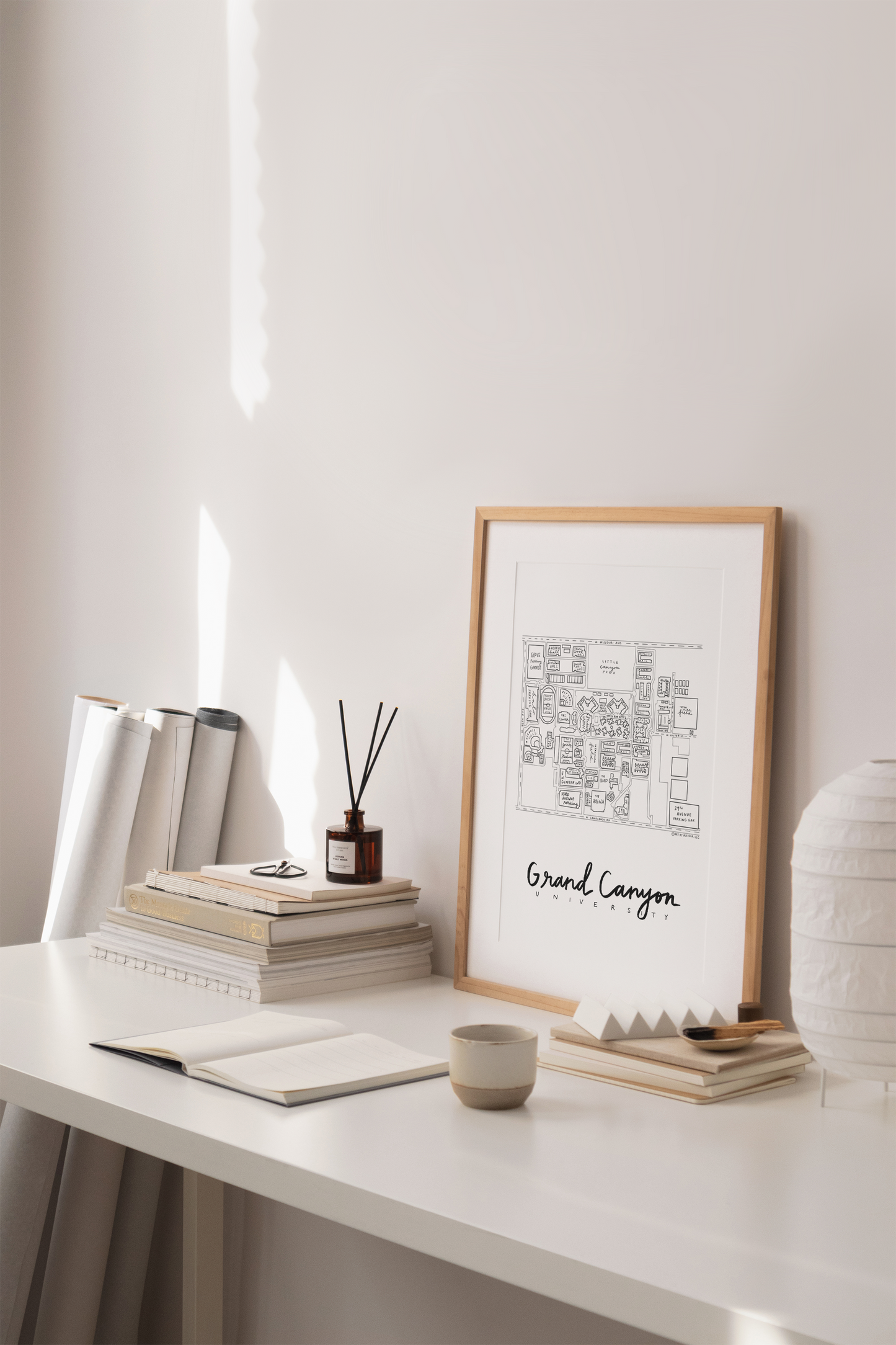 Grand Canyon University Campus Map Print – (BY) ALEISHA