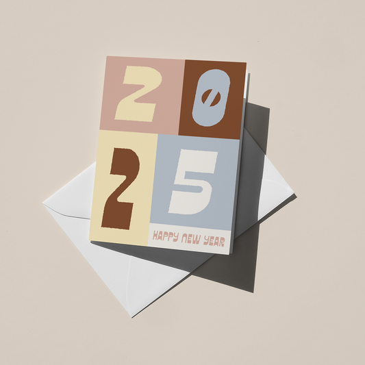 Happy 2025 Greeting Card