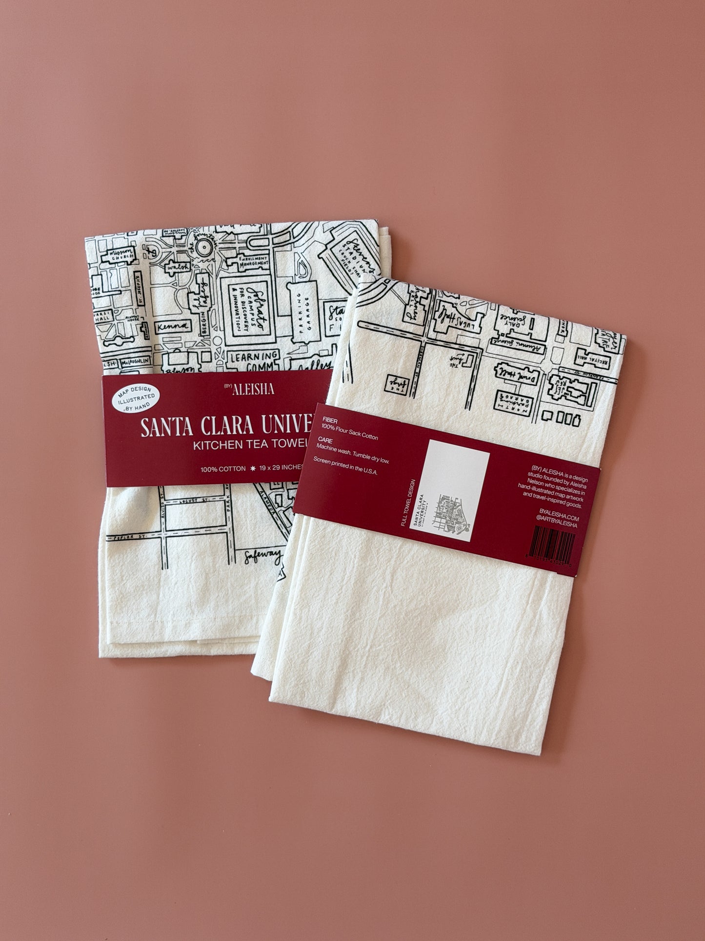 Santa Clara University Tea Towel