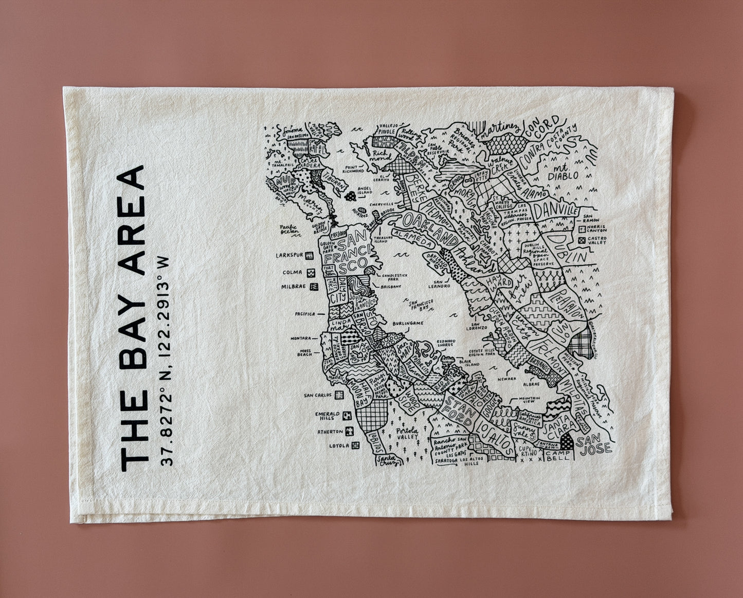 Bay Area Tea Towel
