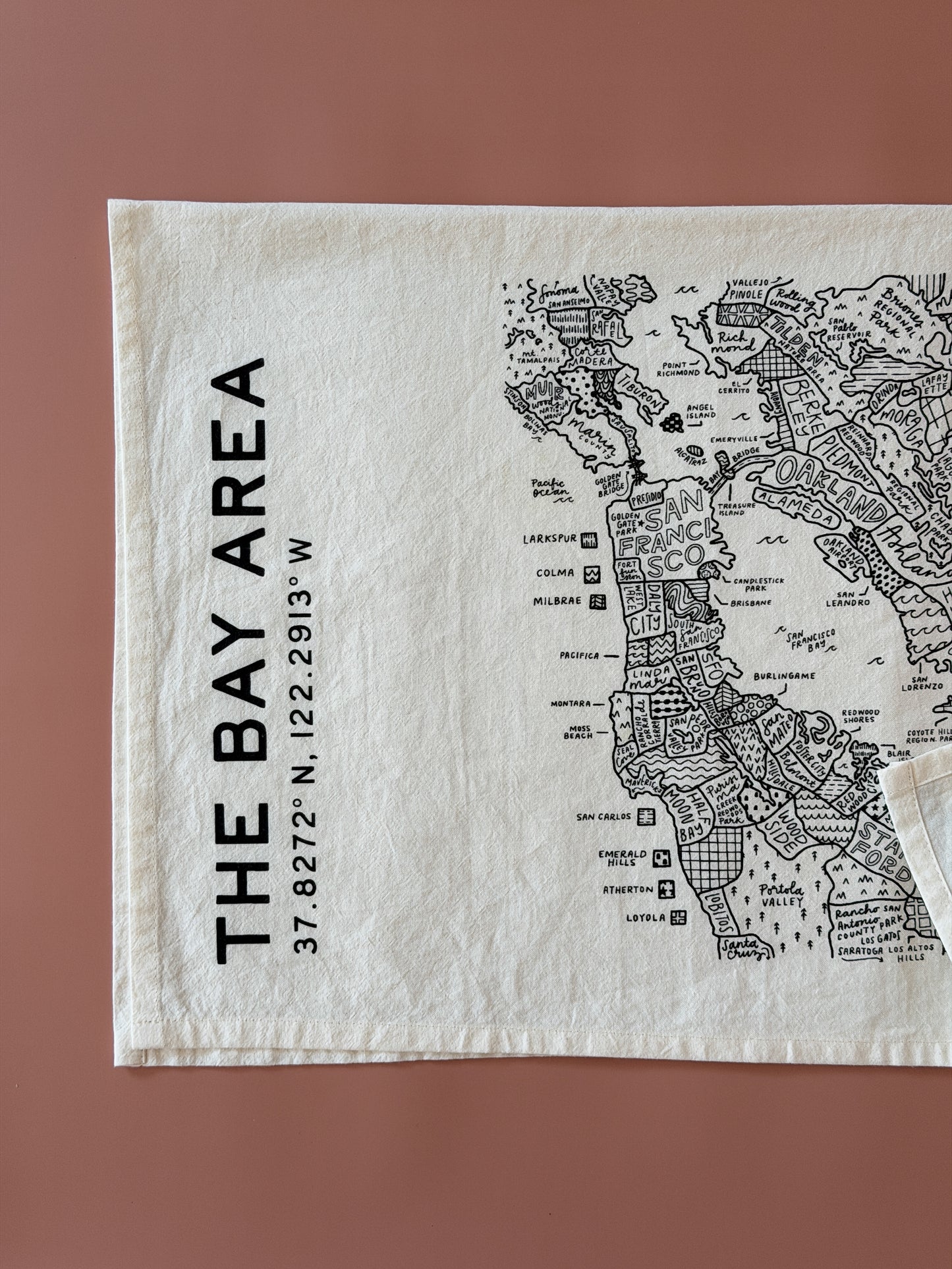 Bay Area Tea Towel