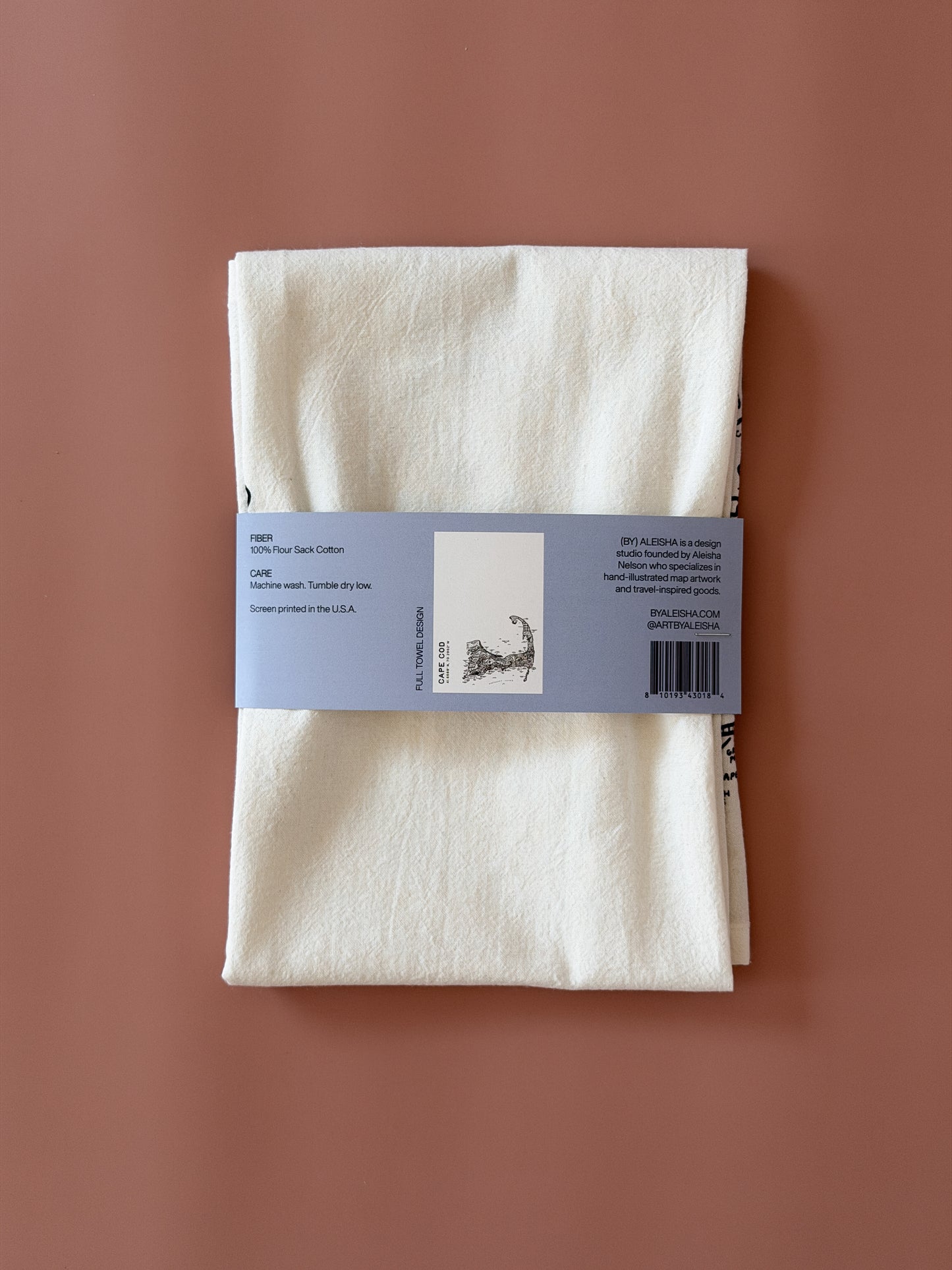 Cape Cod Map Tea Towel