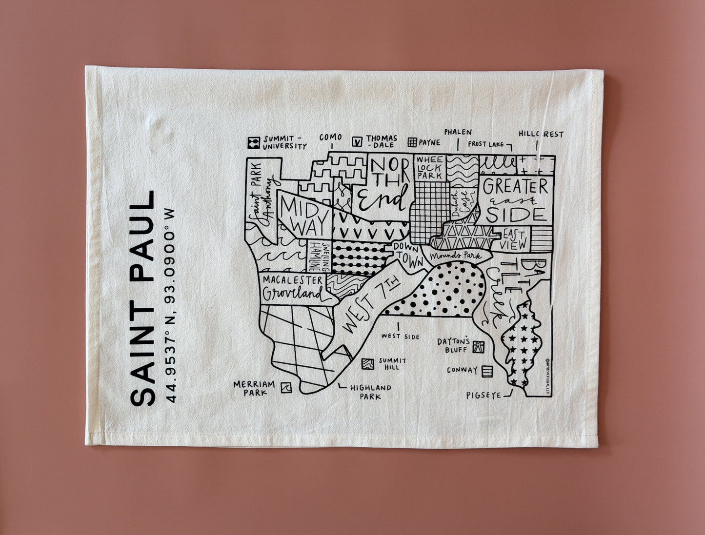 St. Paul Tea Towel