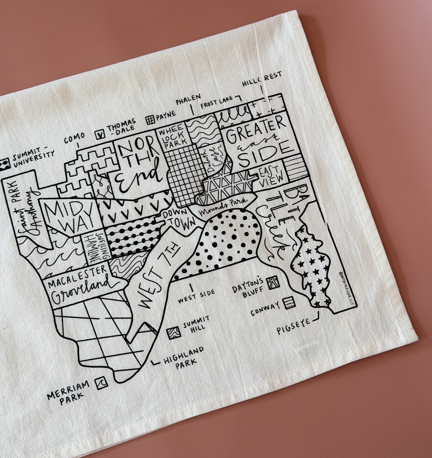 St. Paul Tea Towel