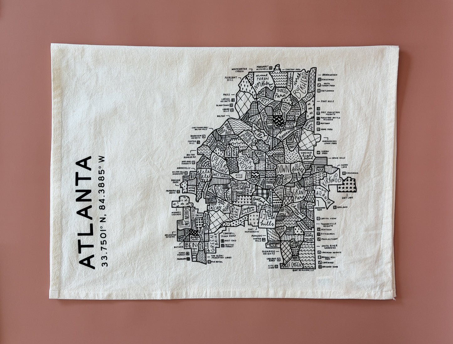 Atlanta Tea Towel