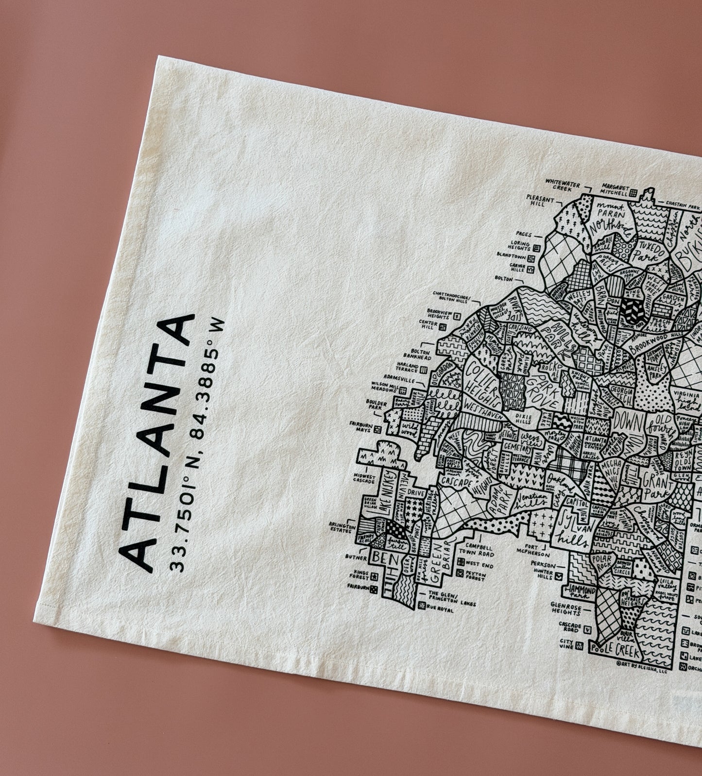 Atlanta Tea Towel