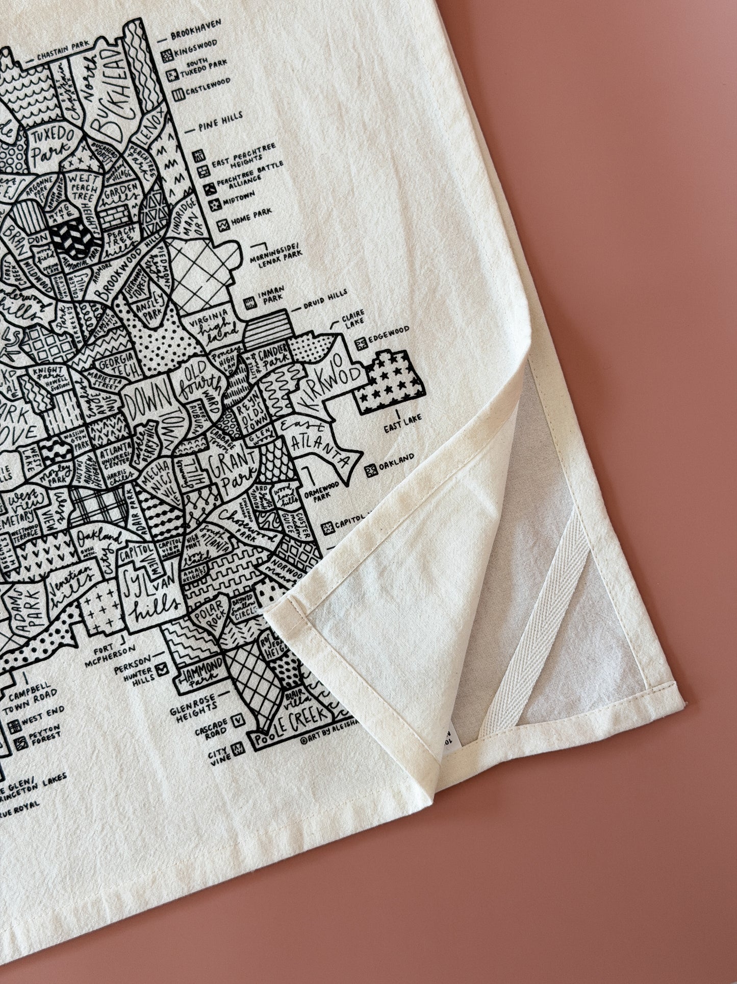 Atlanta Tea Towel