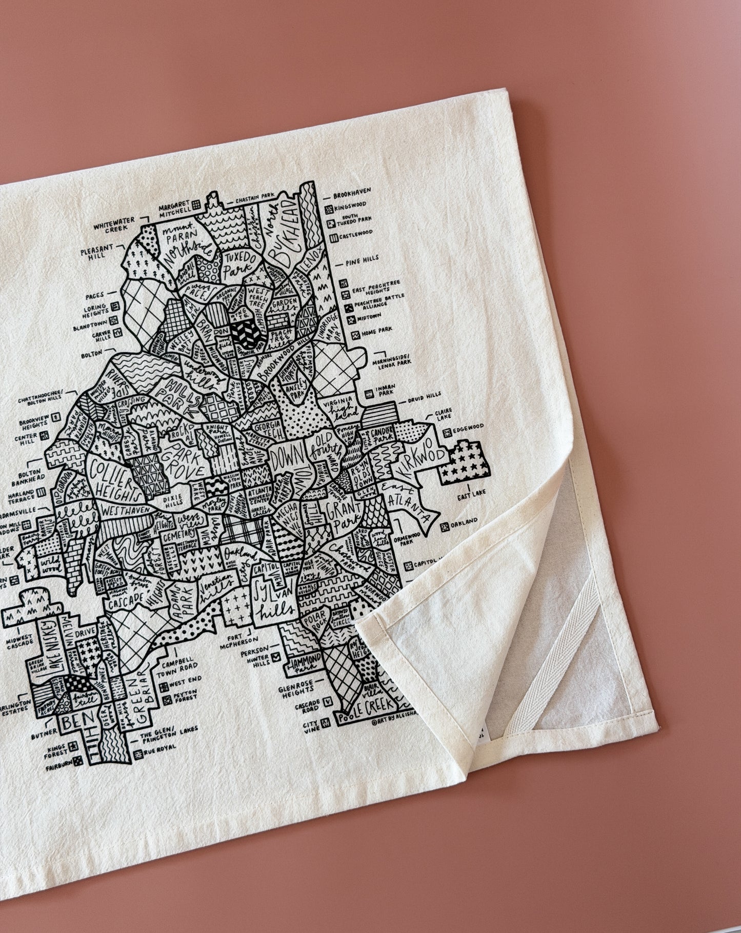 Atlanta Tea Towel