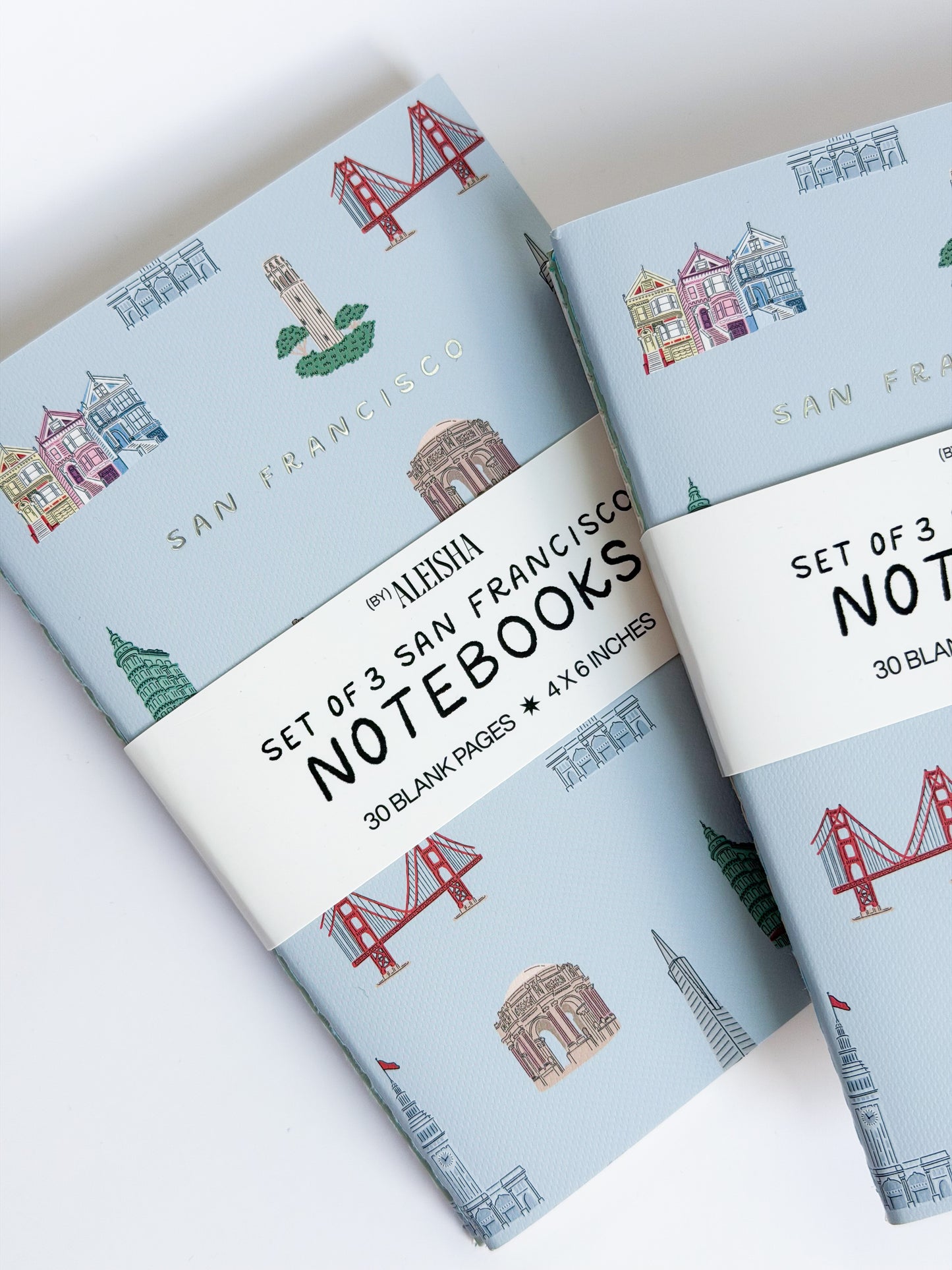 San Francisco Landmark Notebooks (Set of 3)