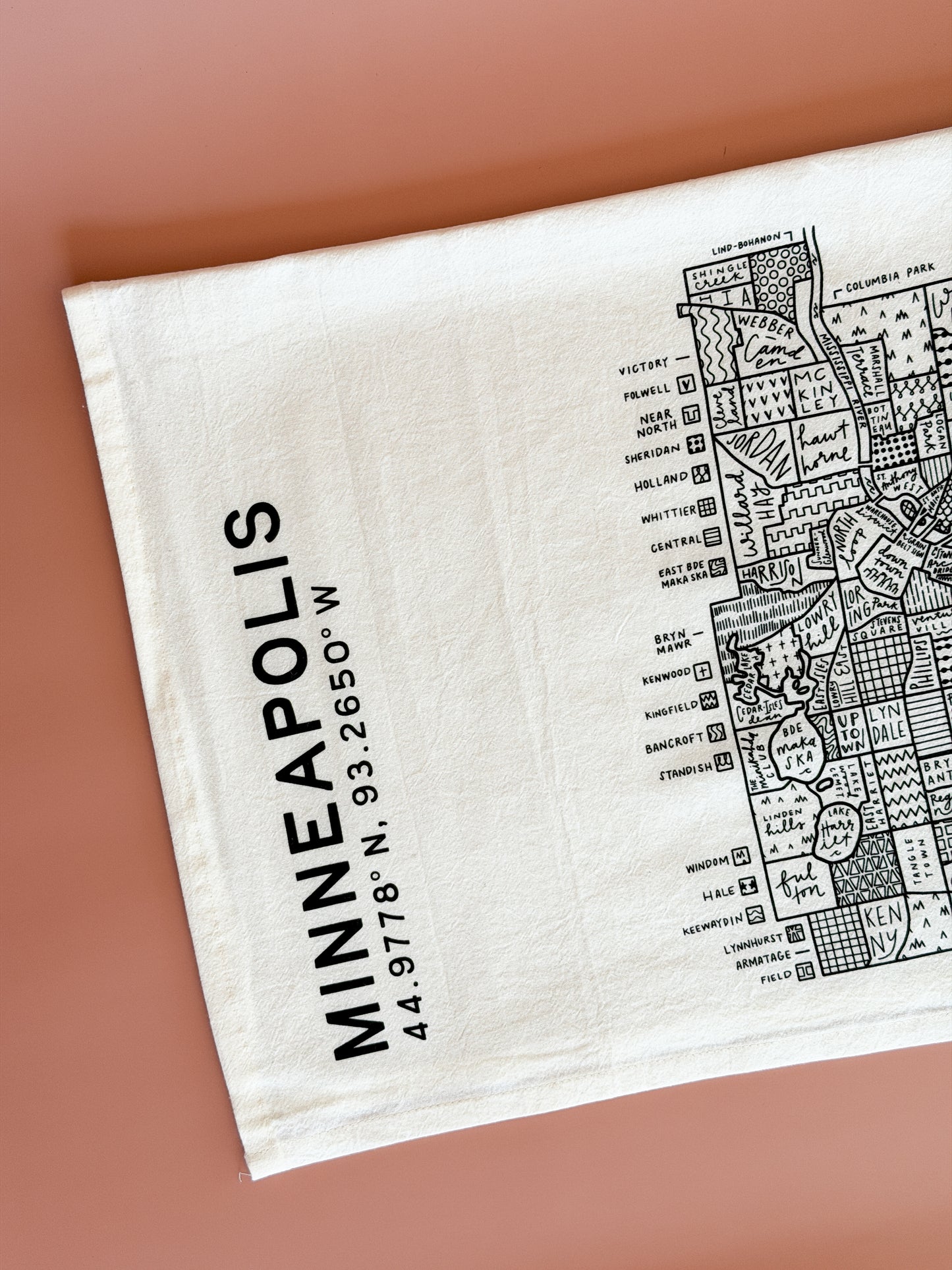 Minneapolis Tea Towel