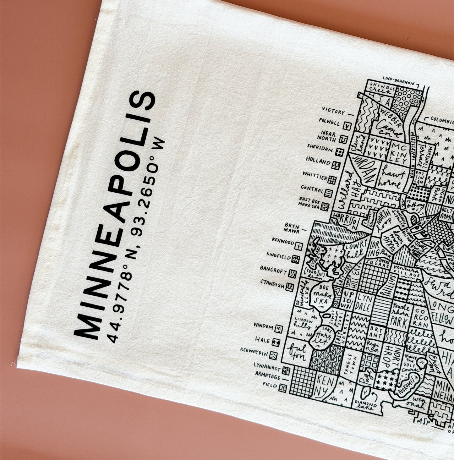 Minneapolis Tea Towel