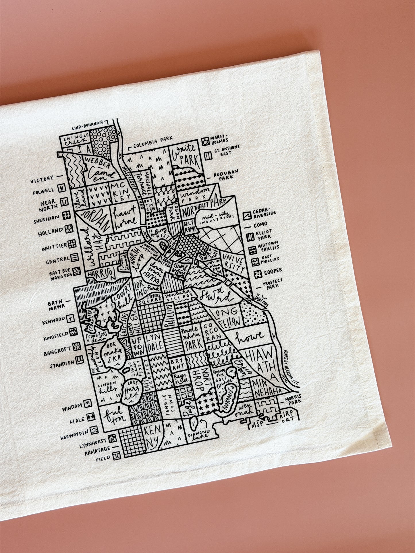 Minneapolis Tea Towel