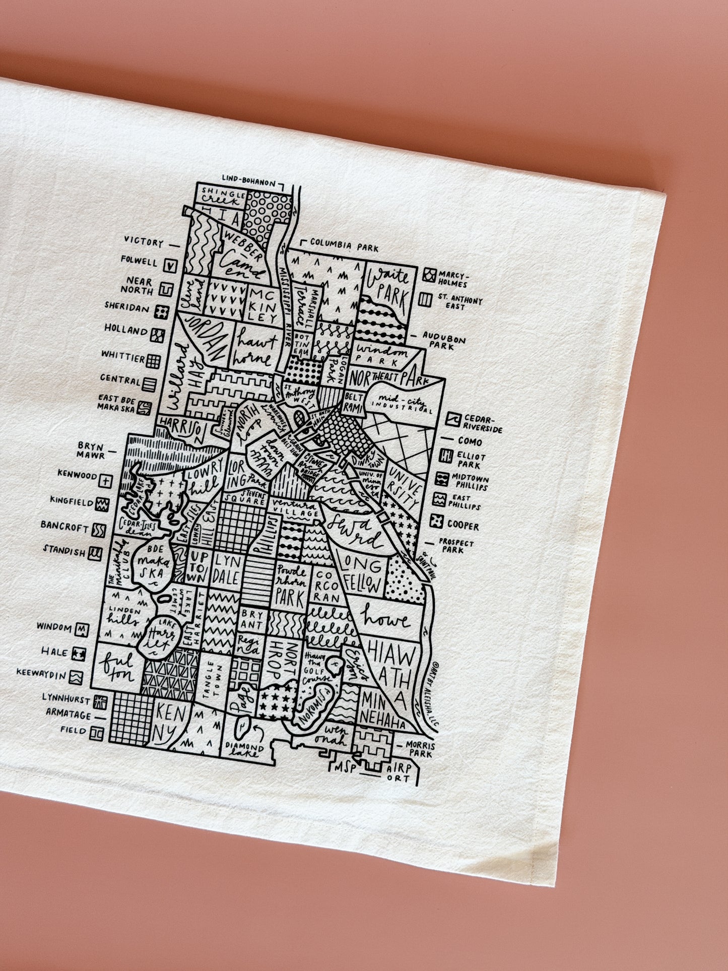 Minneapolis Tea Towel