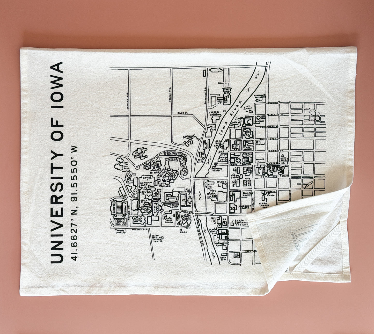 University of Iowa Tea Towel