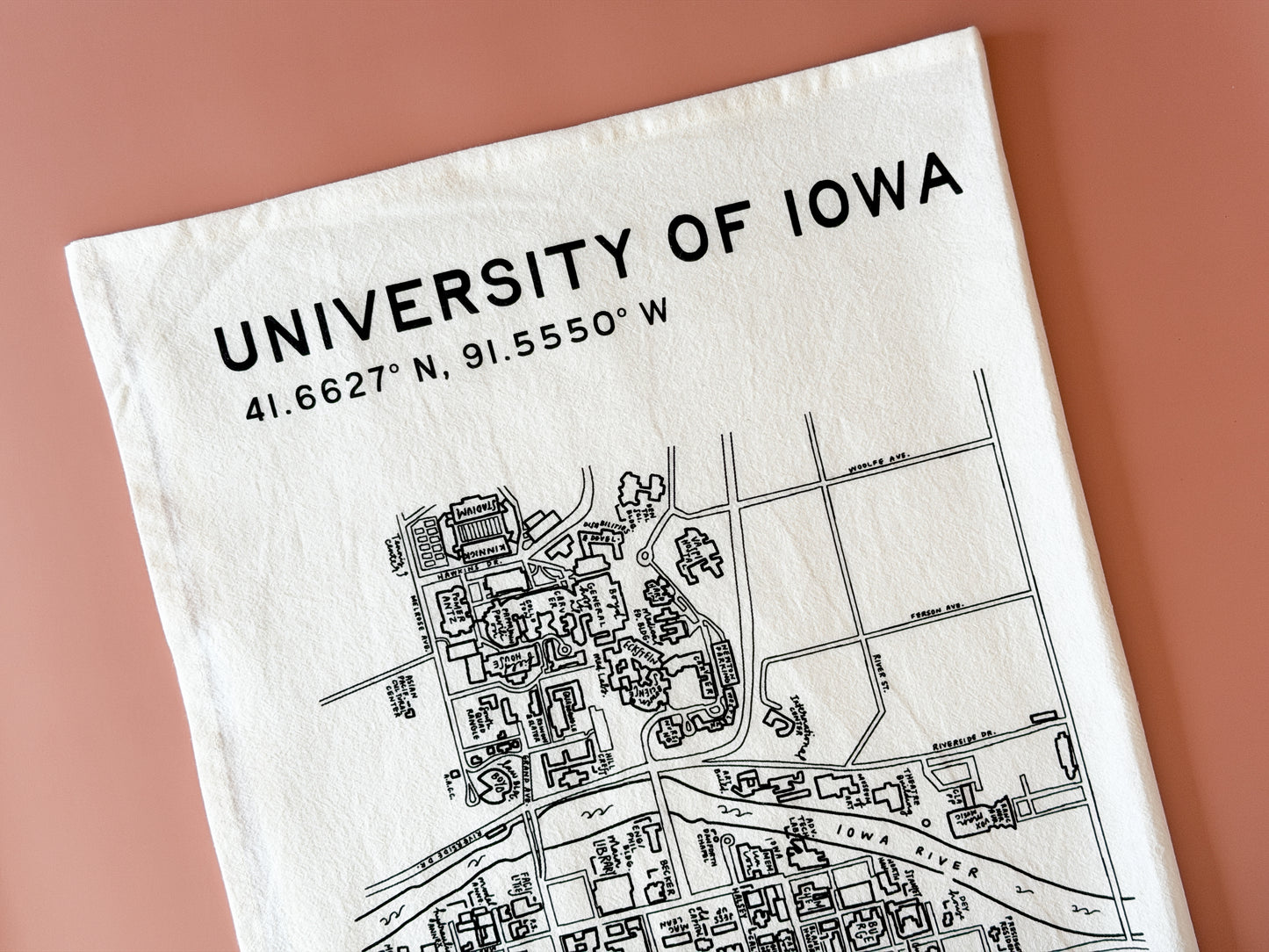 University of Iowa Tea Towel