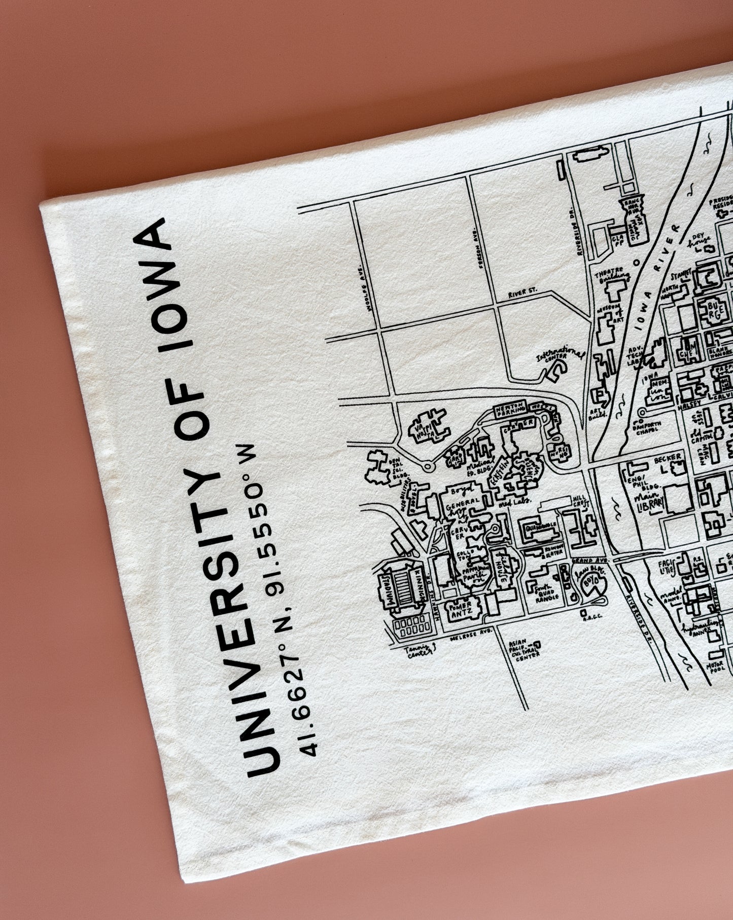University of Iowa Tea Towel