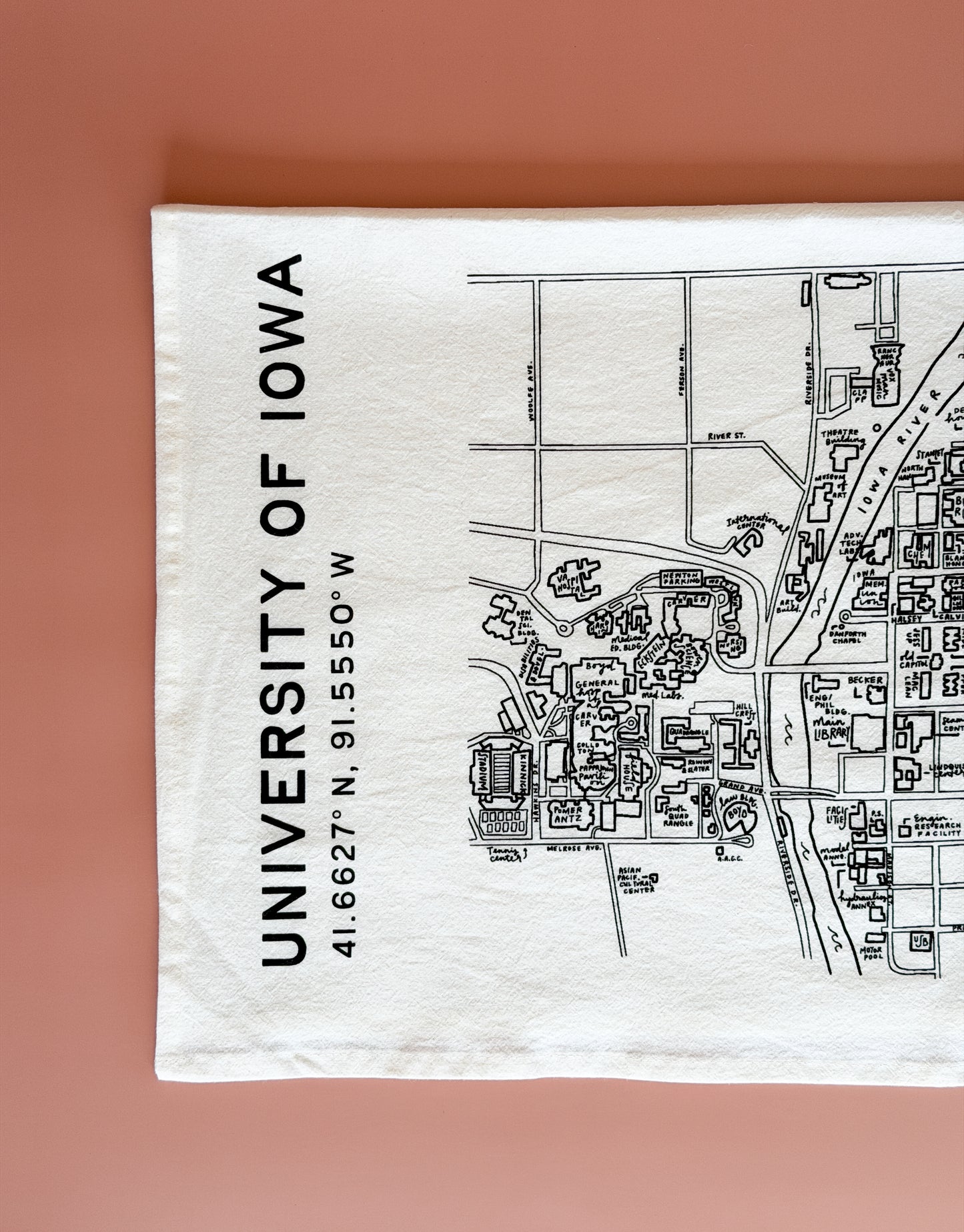 University of Iowa Tea Towel