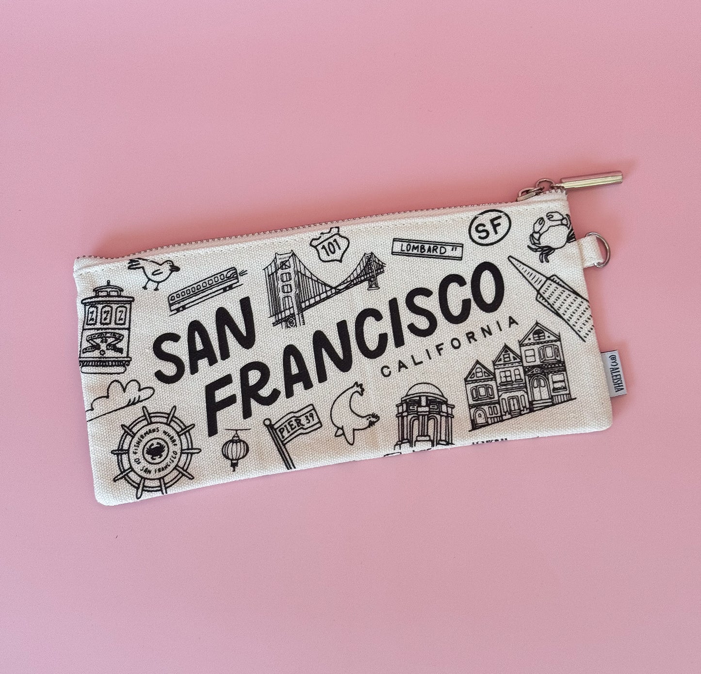 San Francisco Icons Pencil Pouch