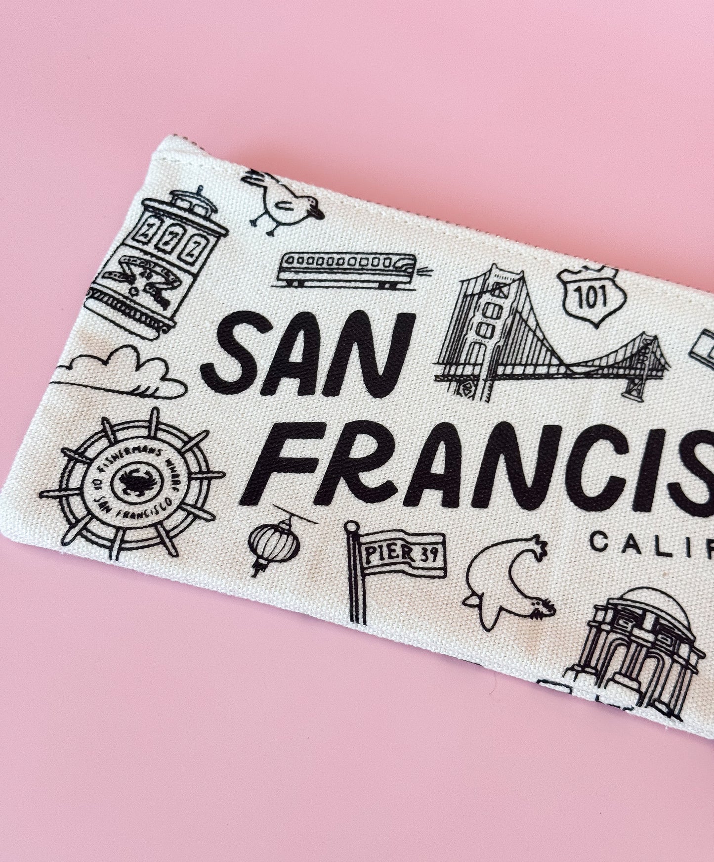 San Francisco Icons Pencil Pouch