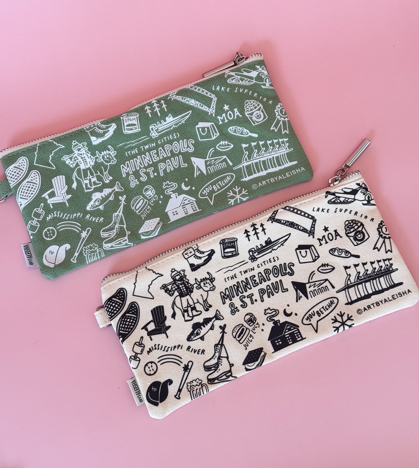 Minnesota Icons Pencil Pouch