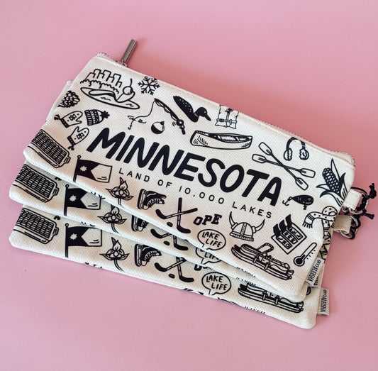 Minnesota Icons Pencil Pouch