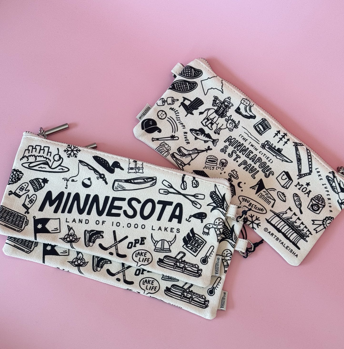 Minnesota Icons Pencil Pouch