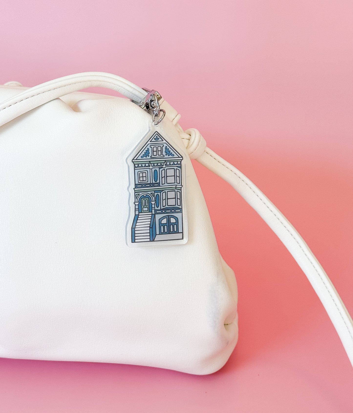 Painted Lady Keychain