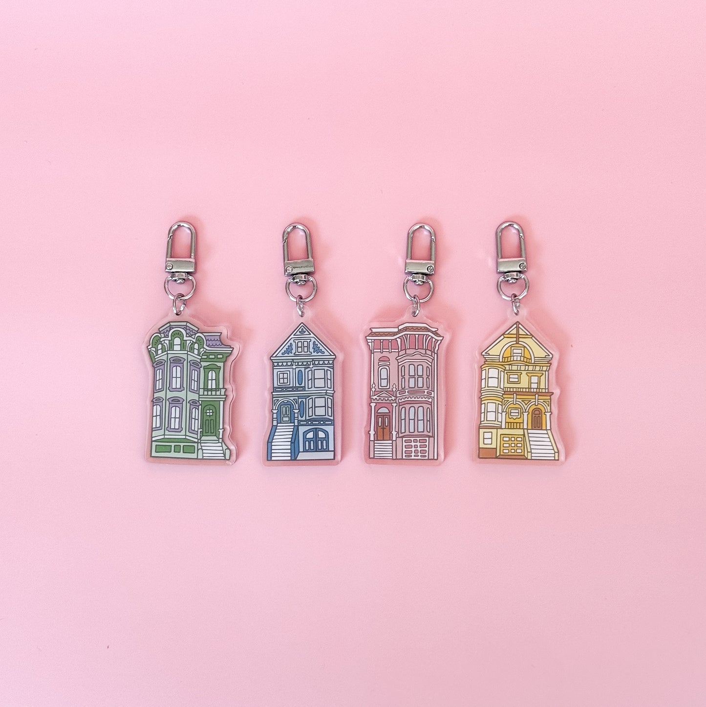 Painted Lady Keychain