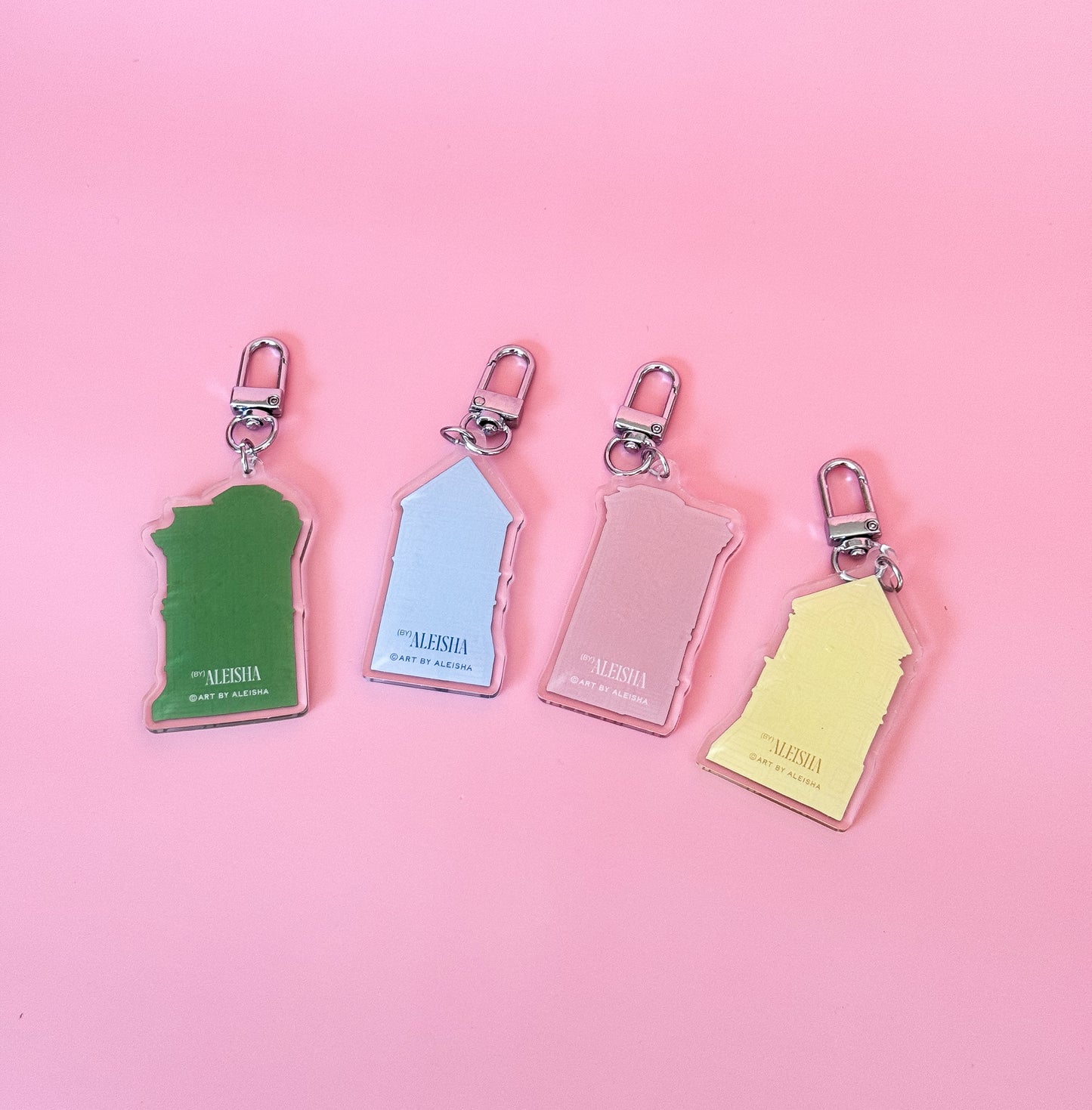 Painted Lady Keychain