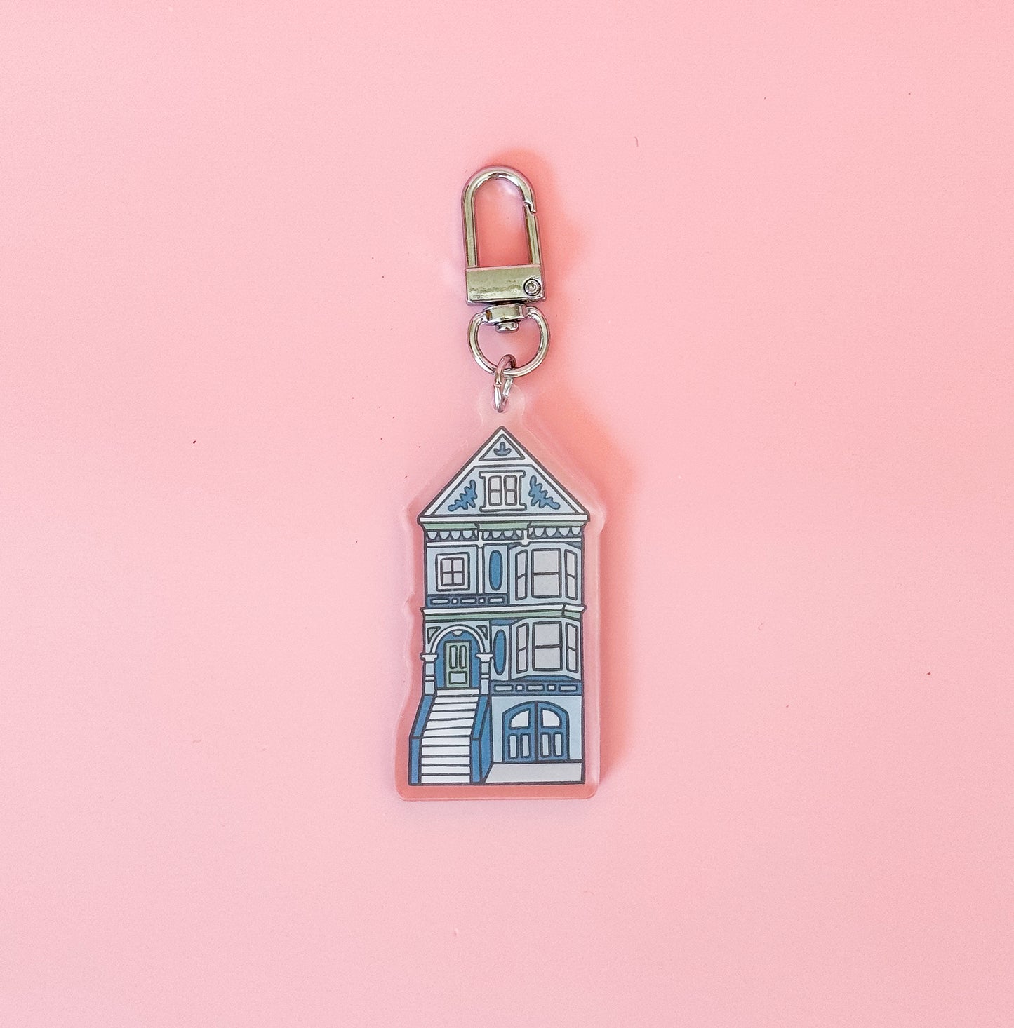 Painted Lady Keychain