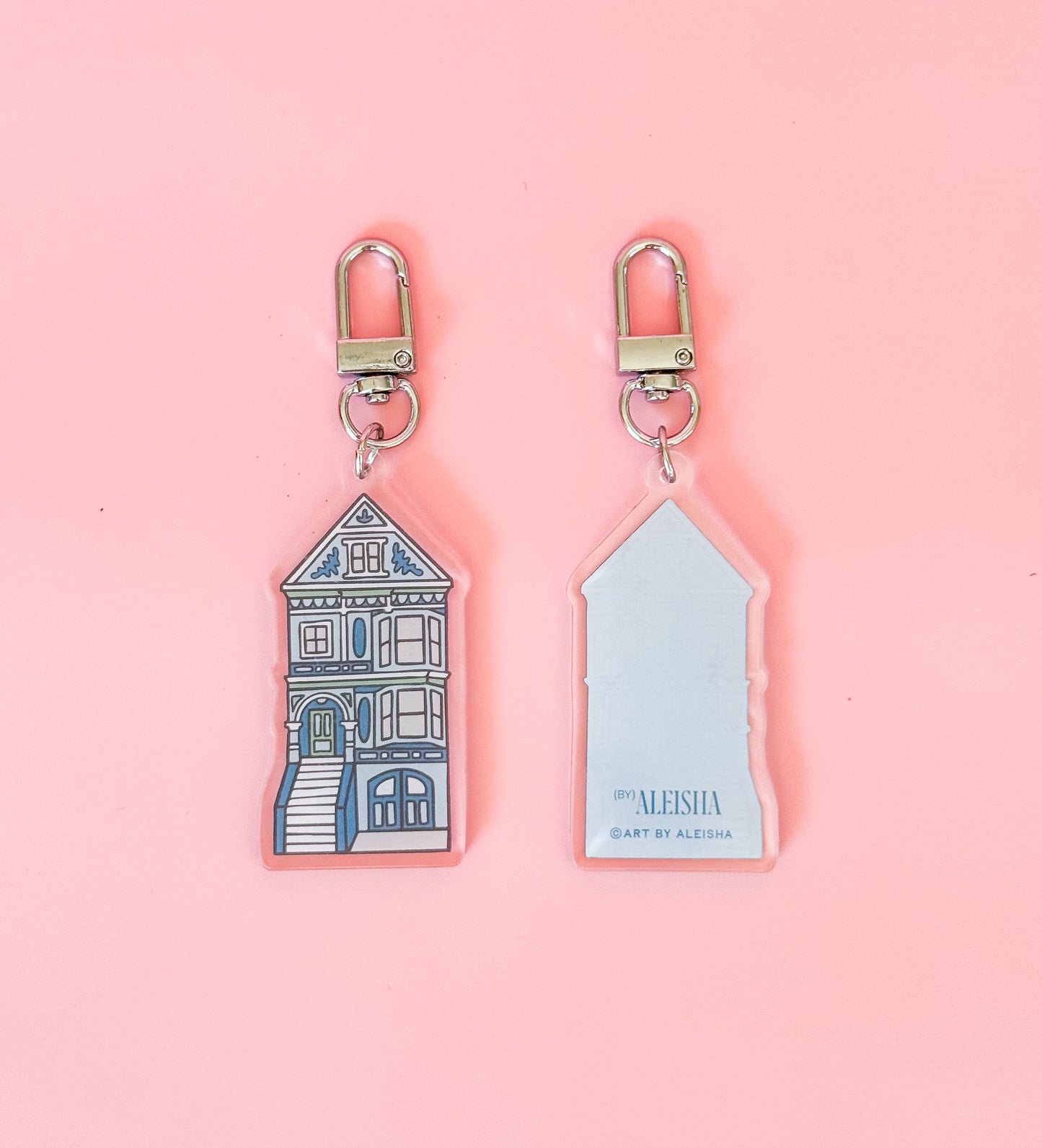 Painted Lady Keychain