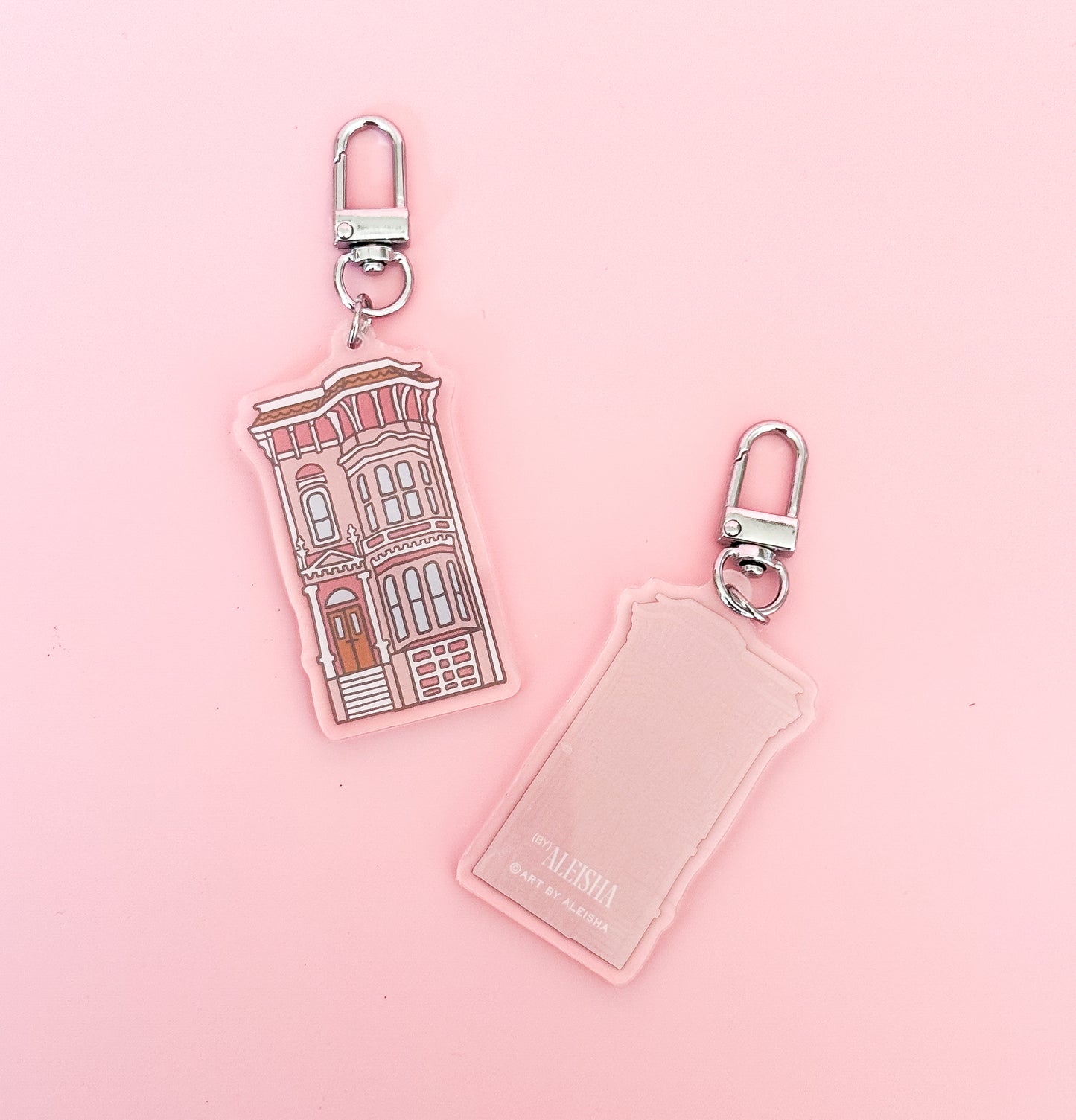 Painted Lady Keychain