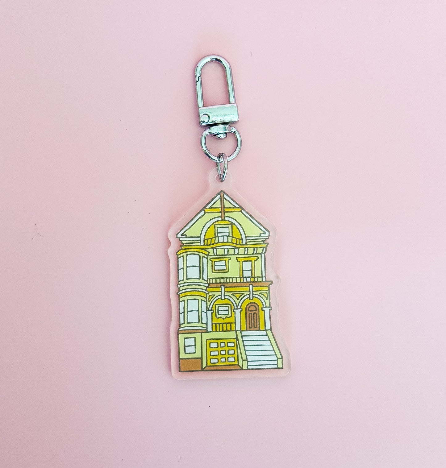 Painted Lady Keychain