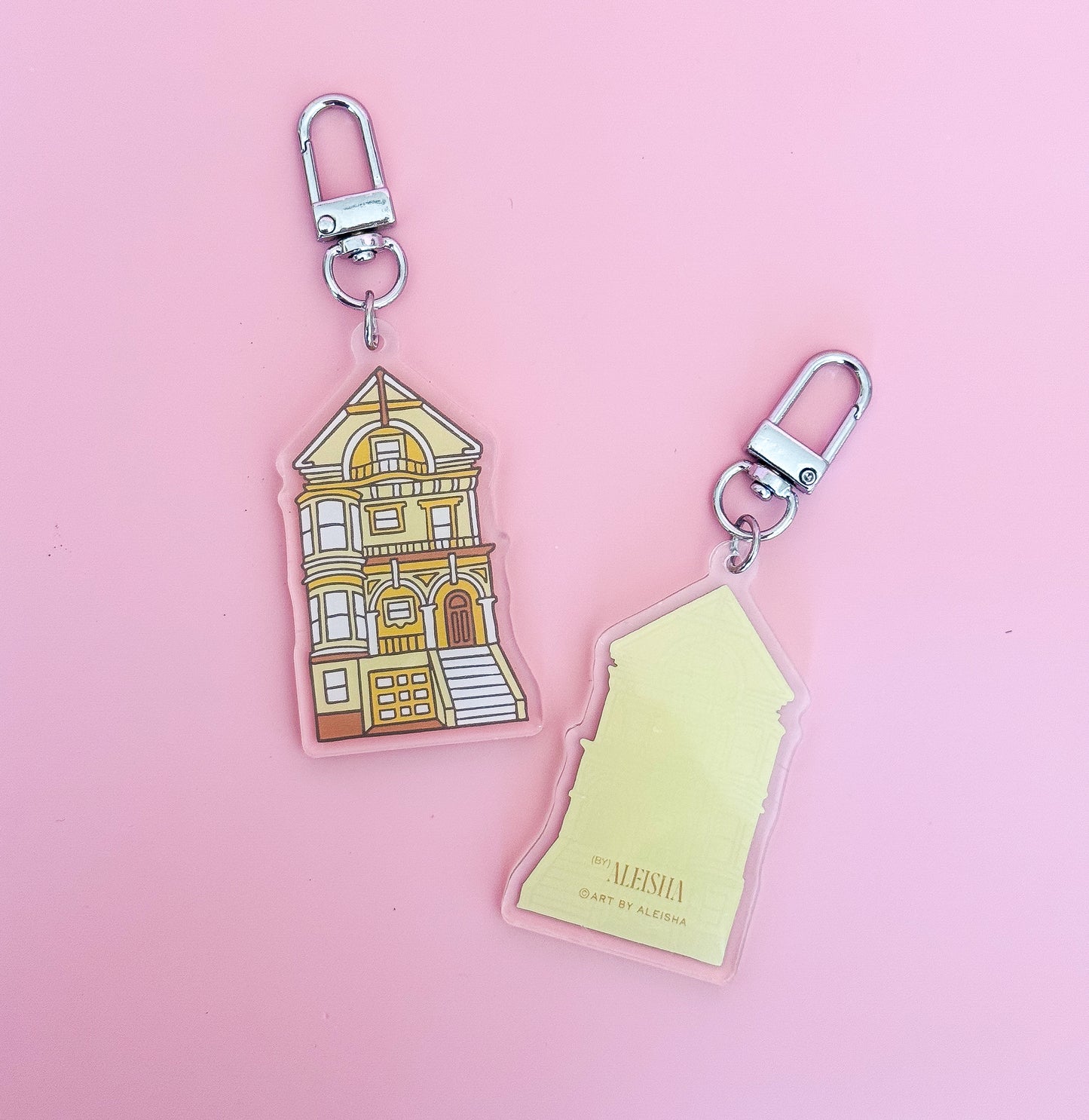 Painted Lady Keychain