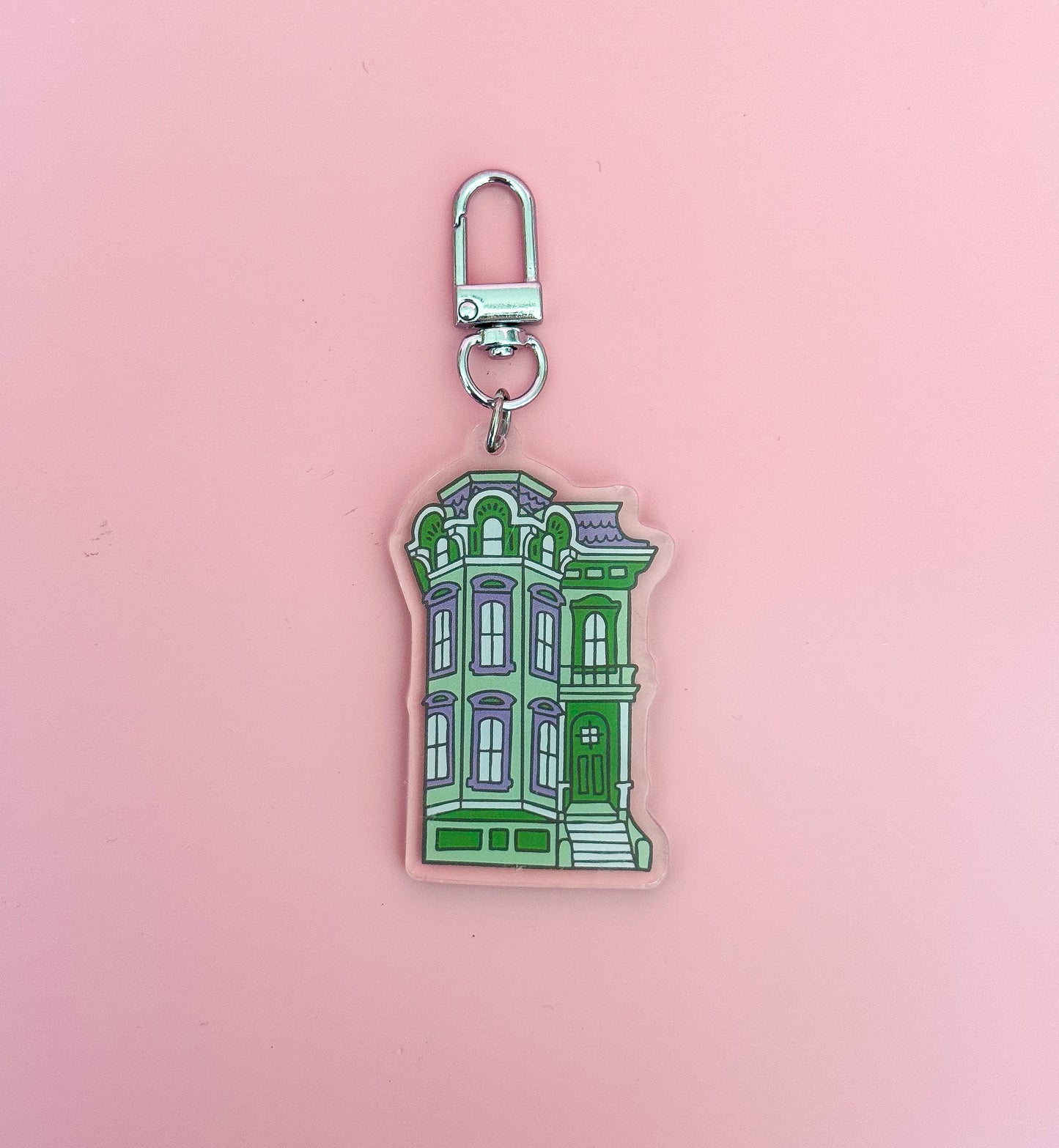 Painted Lady Keychain