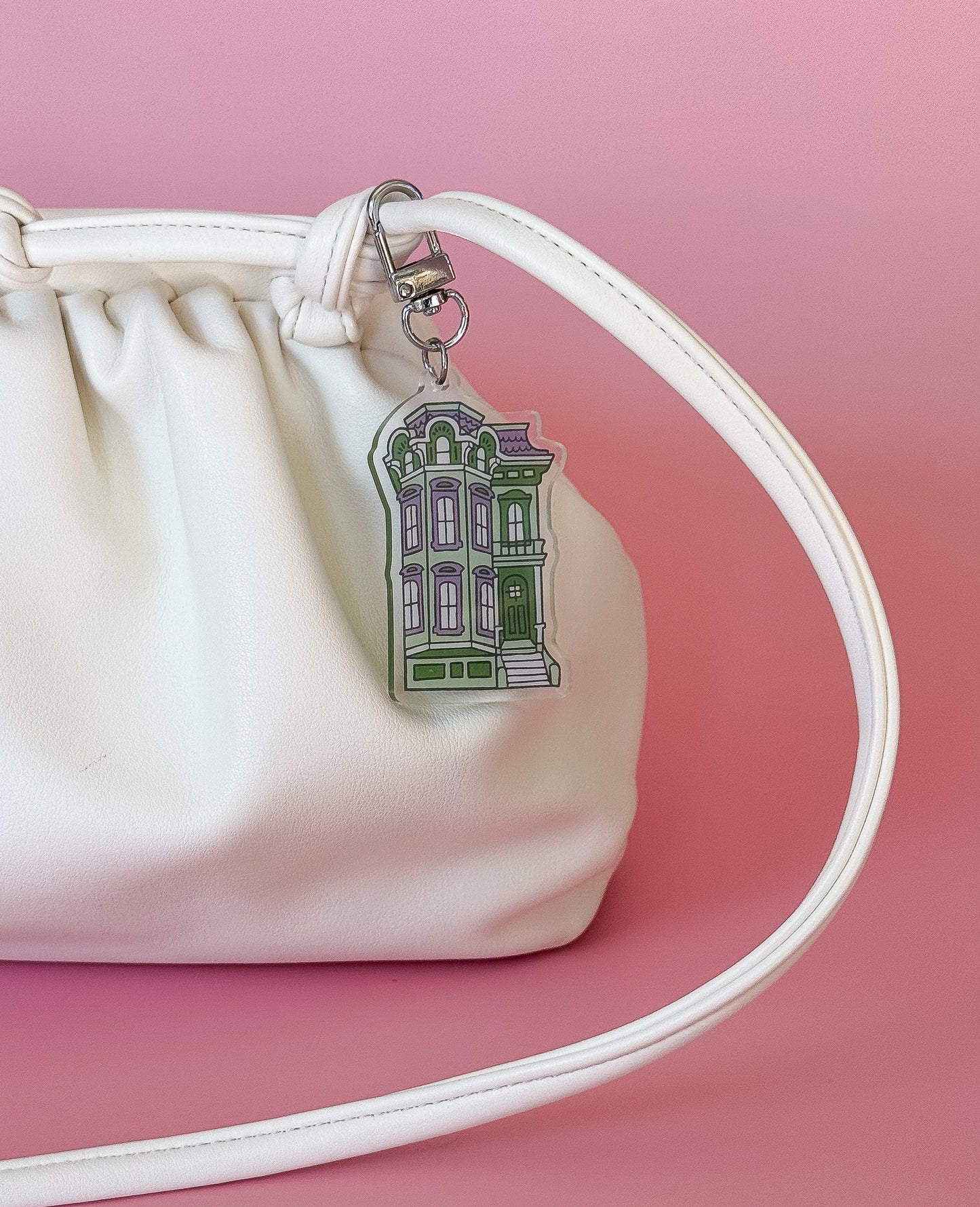 Painted Lady Keychain